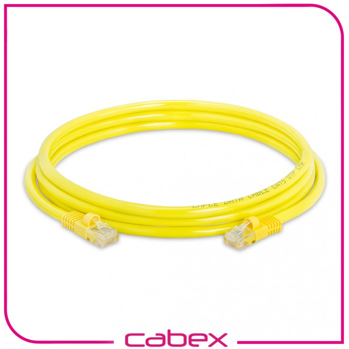 Cat6 Yellow / Sarı Patch Cord 2 Mt