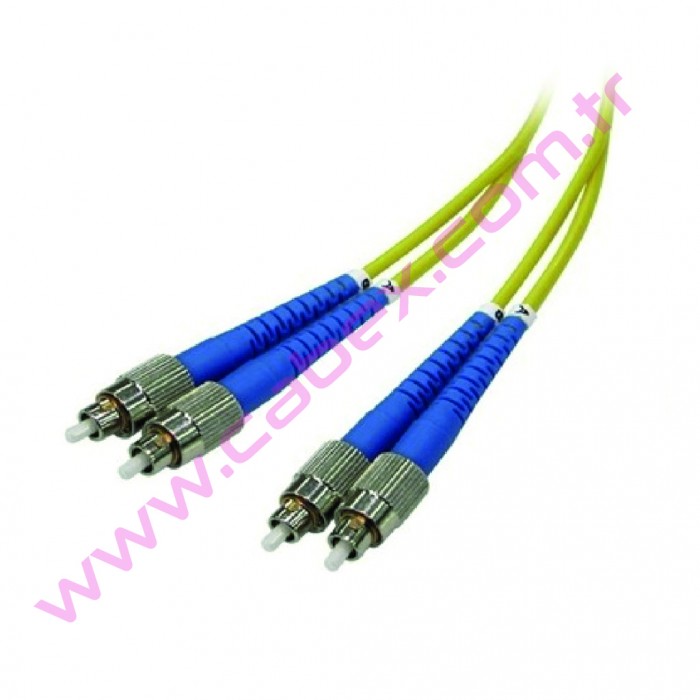 F/O Sm Fc-Fc Duplex Fiber Optik Patchcord Singlemode 2 Mt