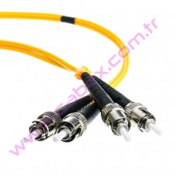 F/O Sm St-St Duplex Fiber Optik Patchcord Singlemode 1 Mt