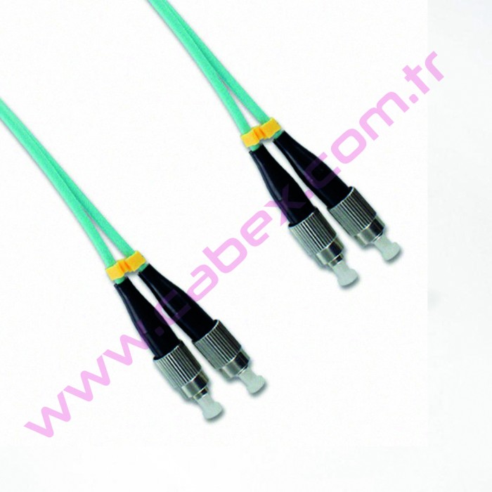 F/O Om3 Fc-Fc Duplex Fiber Optik Patchcord Multimode 3 Mt