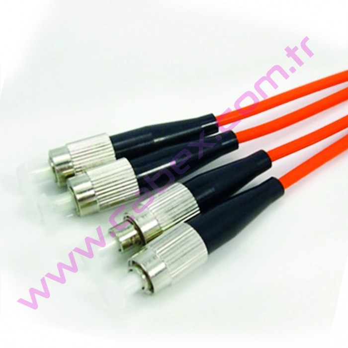 F/O Mm Fc-Fc Duplex Fiber Optik Patchcord Multimode 2 Mt