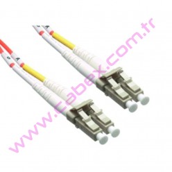 F/O Mm Lc-Lc Duplex Fiber Optik Patchcord Multimode 1 Mt