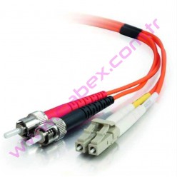 F/O Mm Lc-St Duplex Fiber Optik Patchcord Multimode 5 Mt