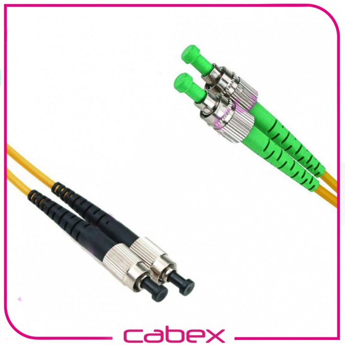 F/O Apc/Apc Fc/Apc-Fc/Apc Duplex Fiber Optik Patchcord 3 Mt