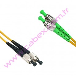 F/O Apc/Apc Fc/Apc-Fc/Apc Duplex Fiber Optik Patchcord 1 Mt