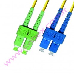 F/O Apc/Apc Sc/Apc-Sc/Apc Duplex Fiber Optik Patchcord 1 Mt