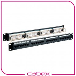 24 Port Cat6 Utp 1u Panel Dolu