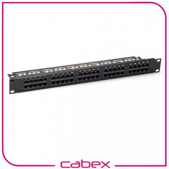 50 Port Cat3 Isdn Patch Panel 19" 1u