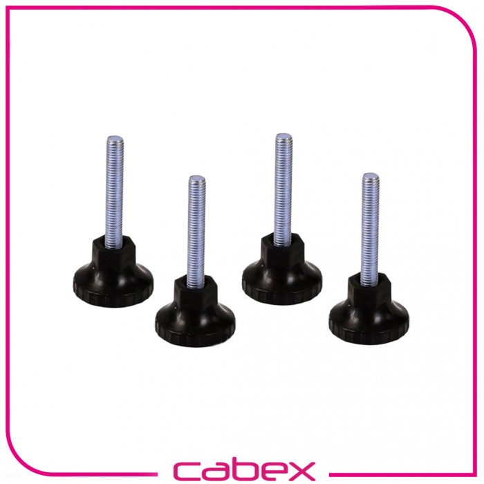 Ager PVC Pinyon Kabinet Ayak Seti 1 set=4 ad, M10