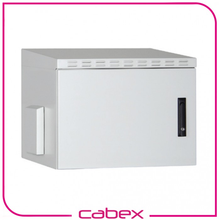 16U 19'' SAFEbox IP55 Harici Ortam ( Outdoor) Duvar Tipi Kabinet W=600mm D=450mm  çift cidarlı, cidarlar arası 10mm